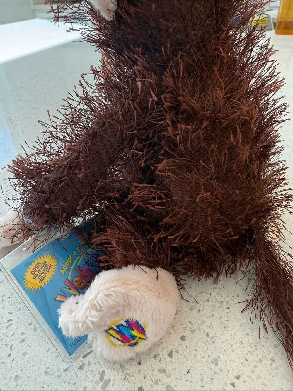 Webkinz Plush Monkey Toy - Brown